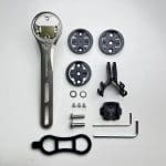 Pát đồng hồ Promend FJJ-269 Ti Universal-Fit Titanium 2 Holes Bike Computer Mount | Garmin, Wahoo, Bryton - Ảnh 5