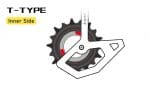 Tripeak Bánh đề AOPW 14/18T Over size pulley for SRAM MTB T-Type series 12s - Ảnh 3