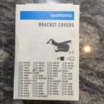 Bọc cao su tay lắc Shimano Ultegra ST-R8050 Bracket Cover, Black, Hàng chính hãng - Ảnh 2