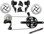 Bộ Groupset xe đạp Shimano GRX-RX825 Di2, 2x12s