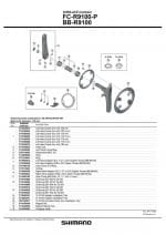 Nắp che giò dĩa Power Shimano FC-R9100P Outer Cap Y1VU00025 - Ảnh 2