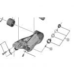 Nút tăng dây đề cùi đề Shimano RD-R8000 Cable Adjusting Bolt Unit Y3E998030 - Ảnh 3