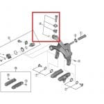 Nút tăng dây thắng ngàm Shimano 105 BR-R7000 Cable Adjusting Bolt Unit Y8ZJ98020 - Ảnh 4