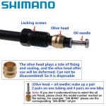 Ốc dầu Shimano Y8JA98010, nối ống dầu vào heo dầu - Ảnh 3