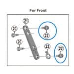 Ốc bắt heo dầu trước Shimano Y8N204000 Caliper Fixing Bolt A - Ảnh 4