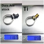 1 Set (2 con) Ốc bắt cổ dê Ti-parts Titanium Shifter Clamp Bolt for Shimano SRAM Road 9270 9000 r8000 9100 105 Ultegra Rival Force Red etap axs E1/Shimano/Sram - Ảnh 8