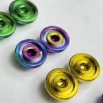 1 con Ốc lỗ bơm dầu tay lắc hiệu Ti-parts, Titanium Bleed Screw for Shimano Road Shifter | 9270 9170 9120 8070 8020 7020 GRX RX810 Dual control lever Y0C698030 Oil - Ảnh 2