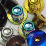 1 con Ốc lỗ bơm dầu tay lắc hiệu Ti-parts, Titanium Bleed Screw for Shimano Road Shifter | 9270 9170 9120 8070 8020 7020 GRX RX810 Dual control lever Y0C698030 Oil - Ảnh 4