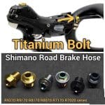 1 con Ốc nối dây dầu vào tay lắc hiệu Ti-parts, Titanium Bolt for Shimano Road Disc Brake Shifter Hose Nut Screw | 9270 9170 8170 8070 7170 7020 Hydraulic - Ảnh 4