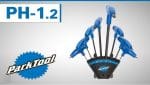 (Tool PH-1.2) Bộ dụng cụ lục giác có tay cầm chữ T chuyên sửa chữa xe đạp hiệu Parktool P-HANDLE HEX WRENCH SET