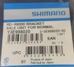 Pát/móc củ đề, Shimano RD-R8000 Bracket Axle Unit for Norm Y3E998020 - Ảnh 2