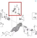 Pát/móc củ đề Shimano RD-R9250 Y3GK98020 - Ảnh 4