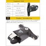 Pát gắn gọng bình nước hiệu Topeak Cage Mount TCM01 dùng cho Φ22-38mm - Ảnh 3