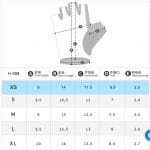 Găng tay đạp xe Baisky Half-Finger, màu Parallel Blue - Ảnh 4