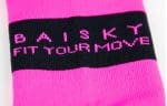 Vớ xe đạp Baisky Sport Socks, freesize, màu Letter Pink - Ảnh 5
