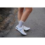 Vớ xe đạp Baisky Sport Socks, freesize, màu Cream Purple - Ảnh 5