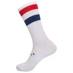 Vớ xe đạp Baisky Sport Socks, freesize, màu Parallel White - Ảnh 3