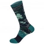 Vớ xe đạp Baisky Sport Socks, freesize, màu Disguise Green - Ảnh 3