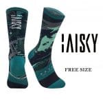 Vớ xe đạp Baisky Sport Socks, freesize, màu Disguise Green - Ảnh 4