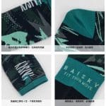 Vớ xe đạp Baisky Sport Socks, freesize, màu Disguise Green - Ảnh 8