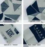 Vớ xe đạp Baisky Sport Socks, freesize, màu GeometryII Blue - Ảnh 4