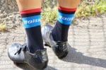 Vớ xe đạp Baisky Sport Socks, freesize, màu Black/Red/Blue - Ảnh 2
