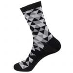 Vớ xe đạp Baisky Sport Socks, freesize, màu Black/White - Ảnh 2