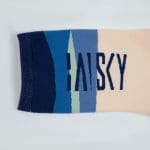 Vớ xe đạp Baisky Sport Socks, freesize, màu Cream/Dark Blue - Ảnh 5