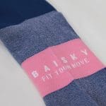 Vớ xe đạp Baisky Sport Socks, freesize, màu Dark Blue Pink - Ảnh 6
