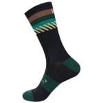 Vớ xe đạp Baisky Sport Socks, freesize, màu Black/Green/Brown - Ảnh 3