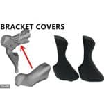 Bọc cao su tay lắc Shimano Ultegra ST-R8000/ST-R7000 Bracket Cover, Black, hàng chính hãng - Ảnh 9