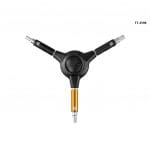 Dụng cụ mini hình chữ Y, lục giac 4/5/6mm, hiệu Topeak TT2598 Yhex Speed Wrench - Ảnh 2