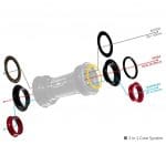 Trục giữa Tripeak PF30 cho hệ 3 giò 3in1, bạc đạn Ceramic Bearing / Steel Bearing - Ảnh 2