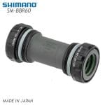 Trục giữa xe đạp Shimano Bottom Bracket SM-BBR60 68/70mm BC1.37x24, BB răng Anh/Nhật, hàng chính hãng shimano - Ảnh 5