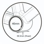 (BBF-091) Trục giữa BB TRIPEAK BB386 Twistfit cho giò Rotor 30mm, bạc đạn Ceramic Bearing - Ảnh 3