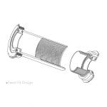 (BB4Y-007) Trục giữa BB TRIPEAK BB86 cho giò Sram DUB 29mm, bạc đạn ceramic G3 coated bearing - Ảnh 4